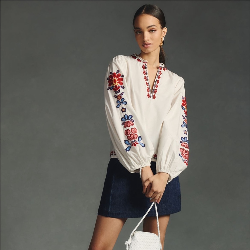 Farm Rio Anthropologie top